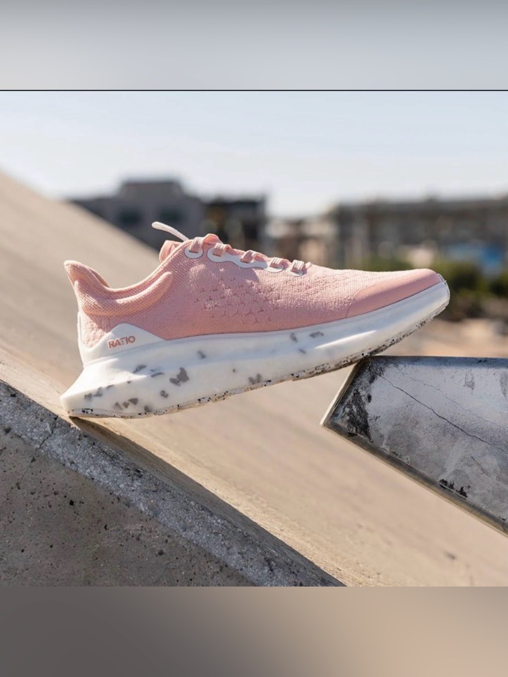 Women’s Ratio Camino 01 Rosewater/ Sugar/ Dusty Pink, Recycle Running Shoes
